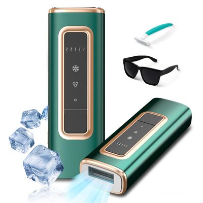 IPL Laser Hair Removal with Ice Cooling for Women and Men at Home,Infinite Flash,Painless epilator for face underarms arms Bikini line Legs