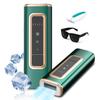 IPL Laser Hair Removal with Ice Cooling for Women and Men at Home,Infinite Flash,Painless epilator for face underarms arms Bikini line Legs view 1