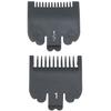 2 Pieces Professional Hair Clipper Guard Guide Attachment Combs, 1.5mm, 3mm, 1/16", 1/8", Compatible with Wahl Standard Full-Sized 8148 1919 8504 Magic Clip Hair Clippers (Gray) view 1