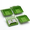 4 Pieces Professional A5-Style Dog Cat Grooming Animal Clipper Attachment Guard Guide Combs, 3mm, 6mm, 10mm, 13mm Compatible with Oster A5/A6 Andis AG BG Wahl KM 2/5/10 Series Pet Groomers (Green) view 1