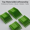 4 Pieces Professional A5-Style Dog Cat Grooming Animal Clipper Attachment Guard Guide Combs, 3mm, 6mm, 10mm, 13mm Compatible with Oster A5/A6 Andis AG BG Wahl KM 2/5/10 Series Pet Groomers (Green) view 4