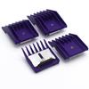 4 Pieces Professional A5-Style Dog Cat Grooming Animal Clipper Attachment Guard Guide Combs, 3mm, 6mm, 10mm, 13mm Compatible with Oster A5/A6 Andis AG BG Wahl KM 2/5/10 Series Pet Groomers (Purple) view 1