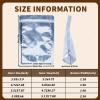 100pcs Resealable Mylar Bags with Window for Food Storage,Stand Up Smell Proof Bags,Pouch Food Packaging Heat Seal Bags for Candy,Jewelry, Foil, Bulk (Silver, 5.51x7.87 inch) view 3