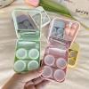BEDARTIST 2 Packs 2-in-1 Contact Lens Cases, Travel Contacts Case Box Holder, Contact Lenses Tweezers Remover Tool Kit for Daily Travel (White) view 4