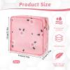 2 Pcs Sanitary Napkin Storage Bag, Portable Reusable Period Bag Women Tampon Pouchs Menstrual Pad Bags Nursing Pad Holder with Zipper Period Kit Bags for Women Teen Girls Feminine Care view 2