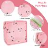 2 Pcs Sanitary Napkin Storage Bag, Portable Reusable Period Bag Women Tampon Pouchs Menstrual Pad Bags Nursing Pad Holder with Zipper Period Kit Bags for Women Teen Girls Feminine Care view 3