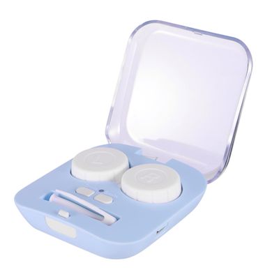 FOMIYES Automatic Cleaning Contact Lens Box Electric Lenses Cleaner Portable Lenses Washer for Eyewear Storage Case Use