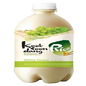 Kooksoondang White Grape Flavoured Rice Makgeolli Korean Rice Wine Drink 750ml 3% Alc./Vol