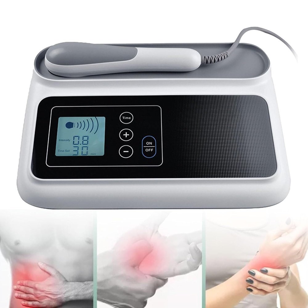 1.05 Mhz Ultrasound Physiotherapy Device, Ultrasound Physiotherapy Instrument, Ultrasound Introduction Instrument With Probe, 5 Intensity Levels/Adjustable Time 5-30 Minutes