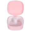 Didiseaon Pink Retainer Box Plastic Storage Case Sealed Lid and Drainer Basket Portable and Easy-to-Clean for Mouthguards Aligners and Braces view 1
