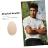 GLSTOY 1pair Professional Chest Pads for Men Portable Self-Adhesive Muscle Pads for Outdoor Activities Comfortable Breathable Replacement Chest Supply view 4