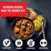 SHICKEN Medium Curry Box with 2 x SHICKEN Tikka Masala Curry & 2 x SHICKEN Balti Curry (350g each) | Plant Based Indian Ready Meals for Two | Chef Made Vegan Curry | Just Add Sundries! view 4