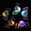 BORDSTRACT Halloween Teeth Luminous Braces, Flashing LED Light Up Mouth, Fangs Glow Makeup Party Kids, Washable Reusable for Filler, Favor Events Birthday view 3