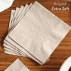 Tezraftaar 5000 x Paper Napkins Disposable 40cm x 40cm 3Ply Cream Serviettes Tissue Paper for Catering Supply Tableware Weddings Christmas Birthday Parties view 4