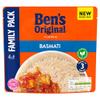 Bens Original Family Pack Basmati ready in 3 minutes Microwave Rice serves 4 multipack 4x 450g view 3