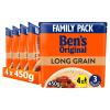 Bens Original Family Pack Long Grain ready in 3 minutes Microwave Rice serves 4 multipack 4x 450g