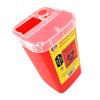 Gabri Razor Blade Bank - Safety Razor Blades Disposal Tin for - Used Double-Single Edge Safety Razor Blade Storagement - Disposable Razors for Professional Barber, Hairdresser, Salon (Red) view 1