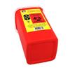 Gabri Razor Blade Bank - Safety Razor Blades Disposal Tin for - Used Double-Single Edge Safety Razor Blade Storagement - Disposable Razors for Professional Barber, Hairdresser, Salon (Red) view 4