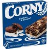 Corny Cereal Bars Cookies & Cream Flavour 6 x 25 g German Snack Bars Made by Schwartauer Werke, Germany Without Artificial Colours or Preservatives view 1