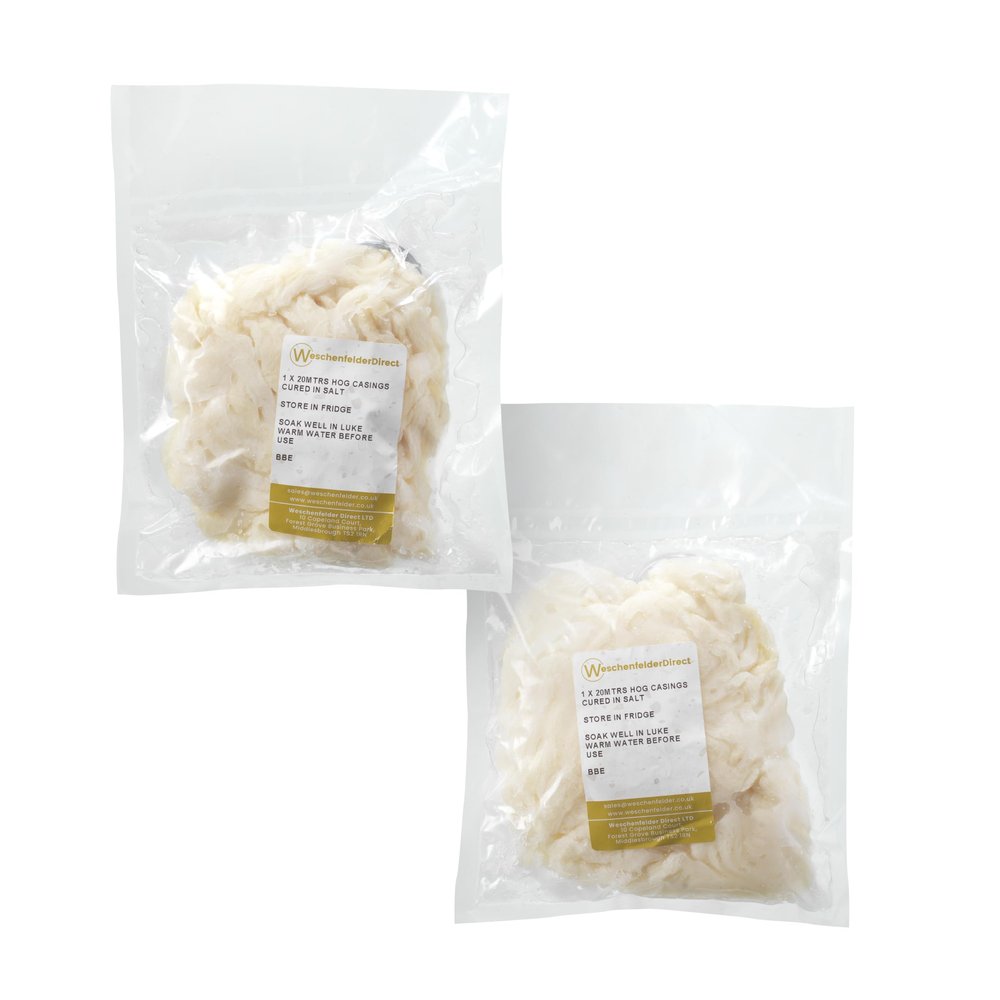 Weschenfelder Home Pack Hog Casings 34mm (2 x 20mtrs)