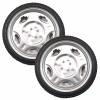16 Inch Rear Wheels for Wheelchair, Electric Wheelchair Replacement Wheel, Pneumatic Tire, Replaceable Wheelchair Accessories Parts, Bearing: 1 3/4"(45mm) (1 Set of 2) view 1
