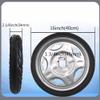 16 Inch Rear Wheels for Wheelchair, Electric Wheelchair Replacement Wheel, Pneumatic Tire, Replaceable Wheelchair Accessories Parts, Bearing: 1 3/4"(45mm) (1 Set of 2) view 3