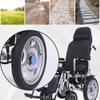 16 Inch Rear Wheels for Wheelchair, Electric Wheelchair Replacement Wheel, Pneumatic Tire, Replaceable Wheelchair Accessories Parts, Bearing: 1 3/4"(45mm) (1 Set of 2) view 4
