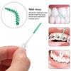 320 Pieces Dual-Head Interdental Brushes, Silicone Tooth Floss Picks & Toothpick 2-in-1,Silicone Dental Brushes Tooth Floss Picks, Portable Pink Dental Floss Sticks Toothpick for Braces Teeth Cleaning view 4