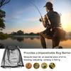 LICQIC Mosquito Net Hat, Midge Hat, Anti-Insect Net Hat, Face Net for Outdoor, Camping, Mountaineering, Hiking, Fishing (2 Pcs, Black) view 3