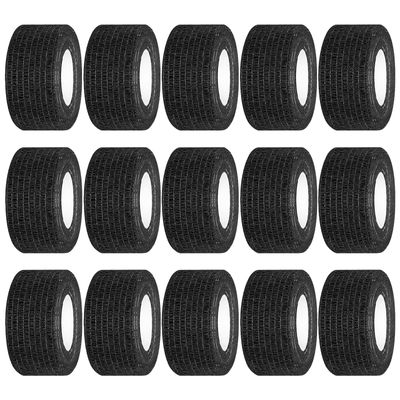 15 Rolls Strong Elastic Stretch Sports Tape, Self Adherent Sport Wrap Tape, Tearable Elastic Adhesive Bandage, Cohesive Wrap Bandages, Waterproof Elastic Muscle Support Tape for Knee Ankle Wrist