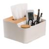 Tissue Box Holder, Waterproof Napkin Dispenser, Multifunction Storage Box, Cotton Swab Storage Case, Tissue Paper Holder, Facial Tissue Holder Case, Bathroom Tissue Organizer, Kitchen Napkin Holder, B view 1