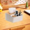 Tissue Box Holder, Waterproof Napkin Dispenser, Multifunction Storage Box, Cotton Swab Storage Case, Tissue Paper Holder, Facial Tissue Holder Case, Bathroom Tissue Organizer, Kitchen Napkin Holder, B view 4