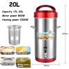 8 in 1 Multi Functional Homemade Plant-Based Milk, Soy Milk, Almond Milk, Oat Milk, Juice, Soy Milk Maker with Delay Start/AutoClean/KeepWarm/Boil Water(20L) view 2