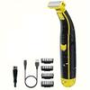 Sefdrert Men's Electric Shaver Dual Blade Wet & Dry Razors Full Body Washable USB Rechargeable Trimmer Heads view 1