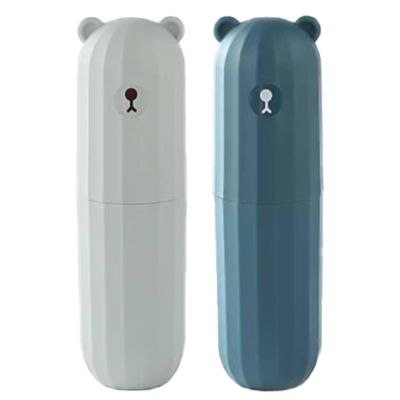 2 Pcs Toothbrush Storage Box Toothbrush Case Toothbrushes Container Toothbrush Container for Camping
