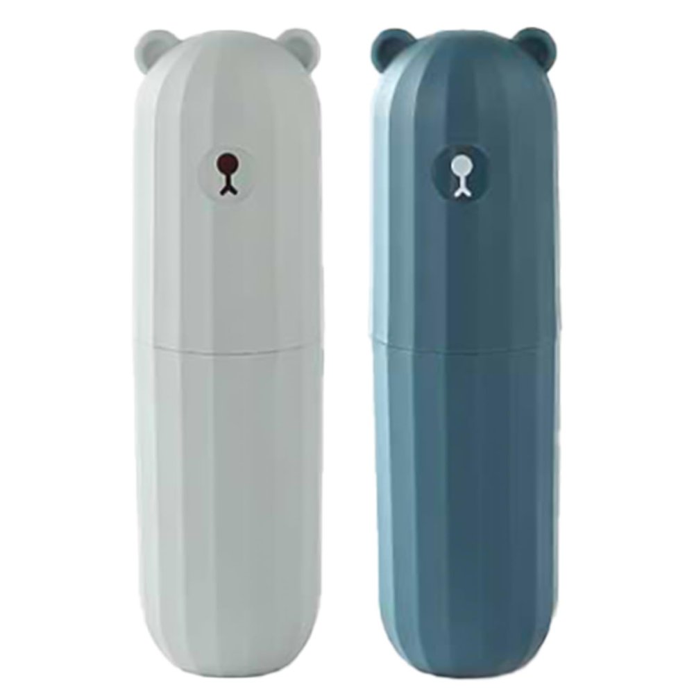 2 Pcs Toothbrush Storage Box Toothbrush Case Toothbrushes Container Toothbrush Container for Camping