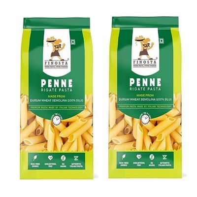 Penne Pasta 500g | Durum Wheat Pasta | Perfect for Classic Italian Dishes & Creative Recipes | Non-Sticky & Al Dente Texture | High in Protein & Fiber | Ideal for Sauces & Bakes (Pack of 2)