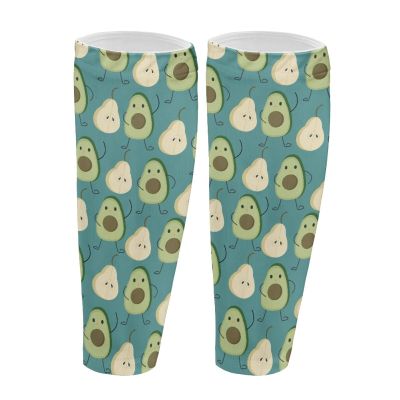 Nopersonality Cute Avocado Leg Sleeve for Men Women Sports Elastic Calf Compression Sleeve Footless Compression Socks Soccer Calf Sleeves Ideal for Leg Cramp Relief, Varicose Veins