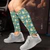 Nopersonality Cute Avocado Leg Sleeve for Men Women Sports Elastic Calf Compression Sleeve Footless Compression Socks Soccer Calf Sleeves Ideal for Leg Cramp Relief, Varicose Veins view 2