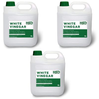 Golden Swan White Vinegar, 5 l (Pack of 3)