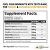 TESTO Rage Pre-Workout Capsules, Boosts Energy, Focus, Endurance, 60 Capsules view 3