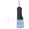 Water Flosser Cordless Oral Irrigator,Intelligent Power-Off,3 Modes of Adjustment,with 4 Functional Nozzles,360 Rotation,300ml Water Tank,IPX7 Waterproof,Essential for Home and Travelling (Black) view 1