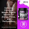 Warrior Pump Pre Workout Powder 225g  Non Stim & Caffeine Free Preworkout Nitric Oxide Supplement  Contains Citrulline Malate, Glycerol, Cyclic Dextrin and Beetroot  30 Servings, Blazin Berry view 3