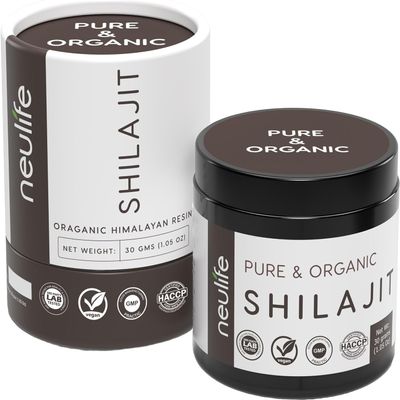 Shilajit - Himalayan Gold Grade Shilajit Resin for Men & Women - Premium Shilajit Rich in Fulvic, Humic Acid & 85+ Minerals- Neulife UK's Lab Tested & Certified 30G Pure Shilajit