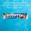 Bounty Wafer Rolls | 6 x22.5g | Creamy Coconut & Chocolate Wafer Rolls | Individually Wrapped | Perfect for Snacking & Gifting | Imported from Dubai view 3