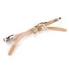 HZEPDVT 1 Pair Of Wood Grain Reading Glasses For Men And Women, Resin Metal Frameless Reading Glasses, Men And Women, Anti-fatigue(+1.50) view 1