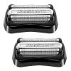 ACWOO Series 3 Electric Shaver Replacement Head, 2PCS 32B Electric Razors Shaver Head Compatible with Braun All Series 3 Electric Shavers, Easily Attach Your New Shaver Head, Smooth Shaving, Black view 1
