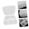 minkissy 6pcs Medicine Cases Compact Pill Box for Daily Use Storage Splitters Cosmetics Cases view 3