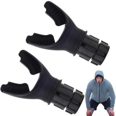 Breathing Resistance Trainer, 2 Pieces Hypoxia Training Device, Portable Breathing Pulmonary Expander, Device for Breathing Exercises, Increases Breathing Strength