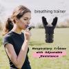 Breathing Resistance Trainer, 2 Pieces Hypoxia Training Device, Portable Breathing Pulmonary Expander, Device for Breathing Exercises, Increases Breathing Strength view 2